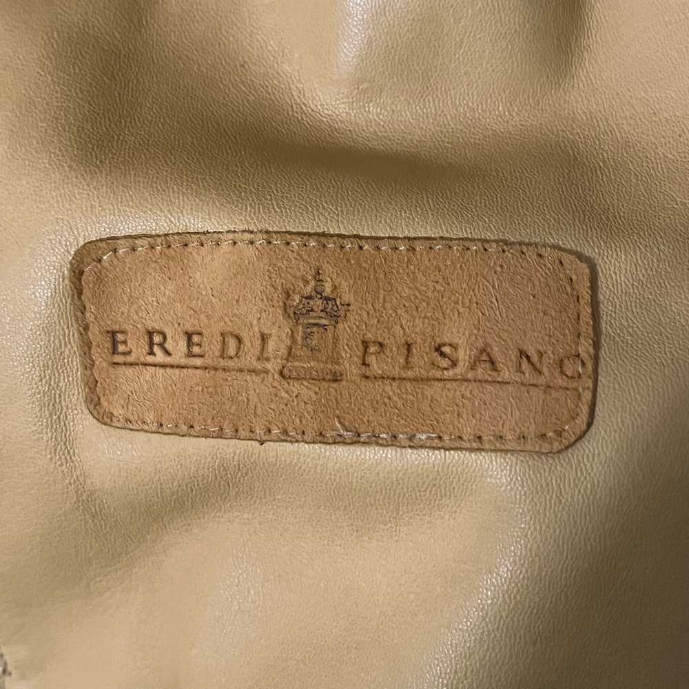 Eredi Pisano Tan Soft Leather Italian Jacket $120
